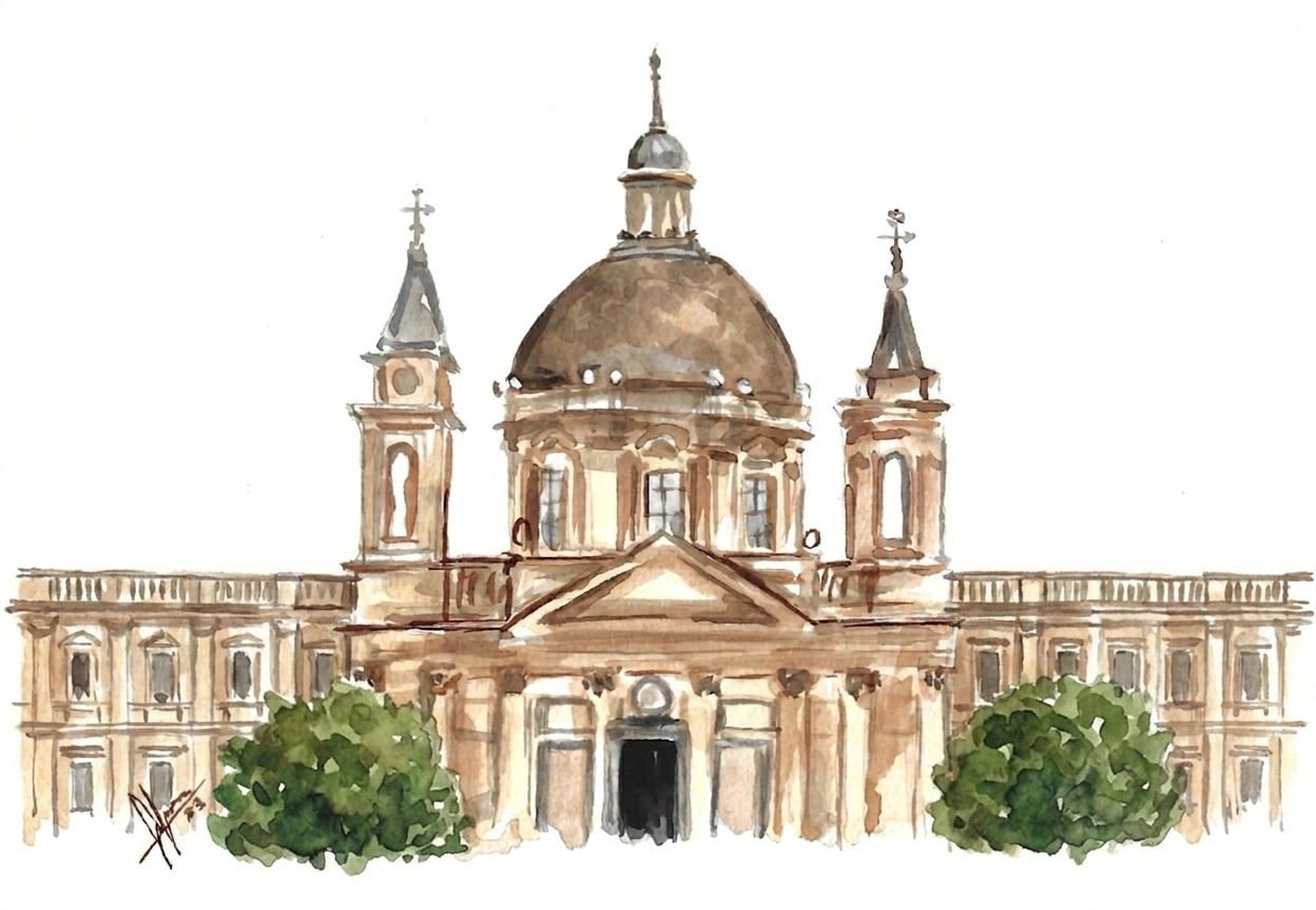 Acuarela de la boda